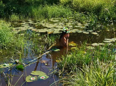 nude in lazy river         