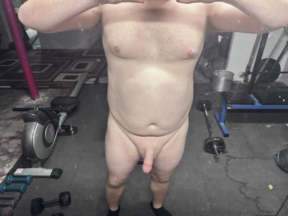 Small chubby cock on full display  #17