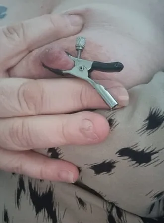 torturing my tits         