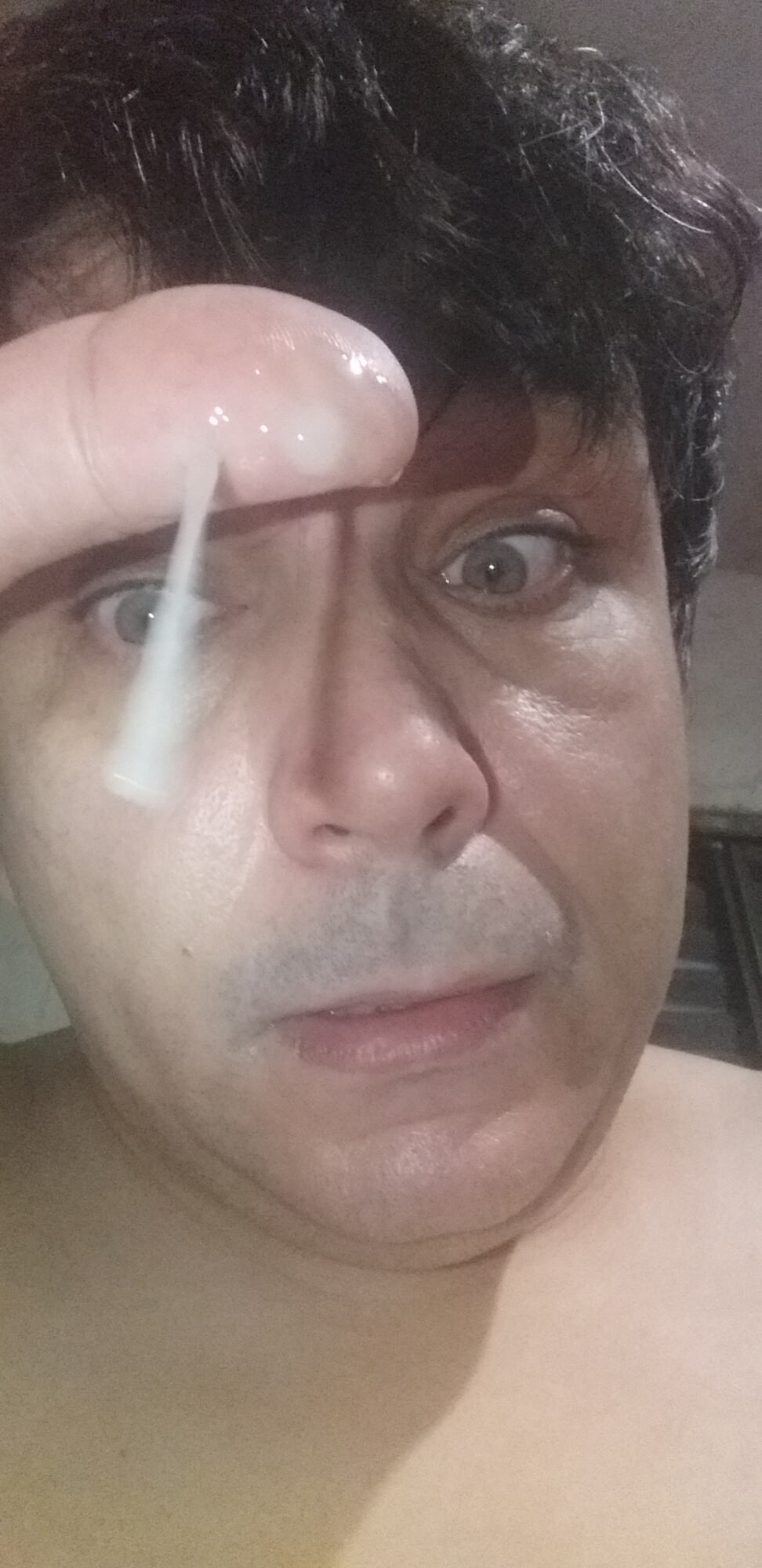 Quase caiu esperma nos meus olhos #4
