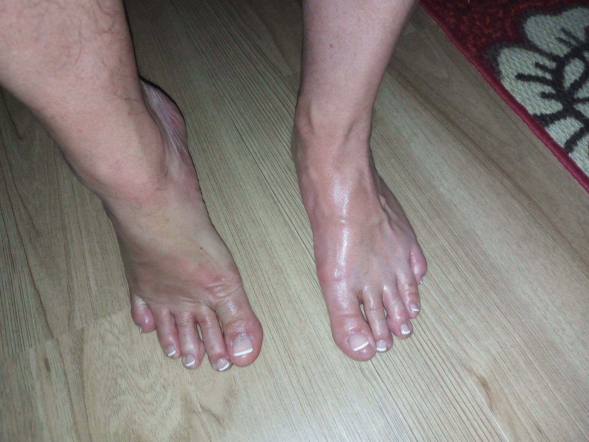 Man feet