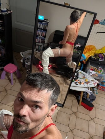 Lady boy sexy lingerie 