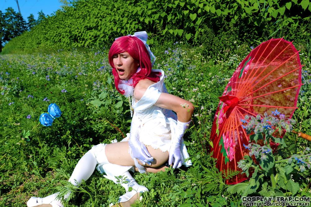 bride Maki&#039;s getting horny on her wedding photoshoot #8