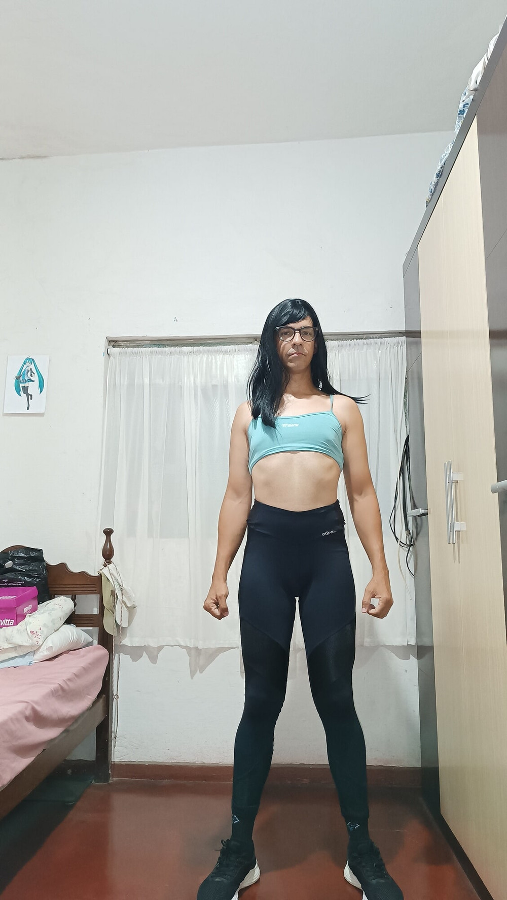 Sakura Nakamura Skinner Legging Gym  #41