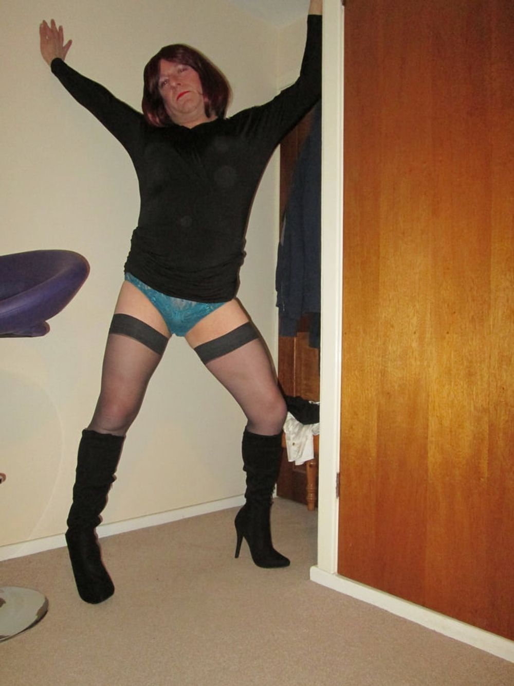 SISSY POSING IN FEMWEAR #26