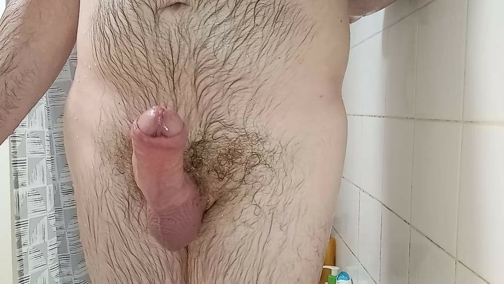 Rockard Daddy in the Shower Playing with Hard Cock #8