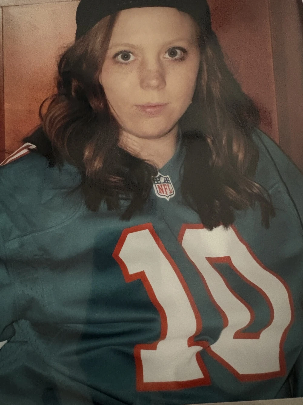 Wife posing