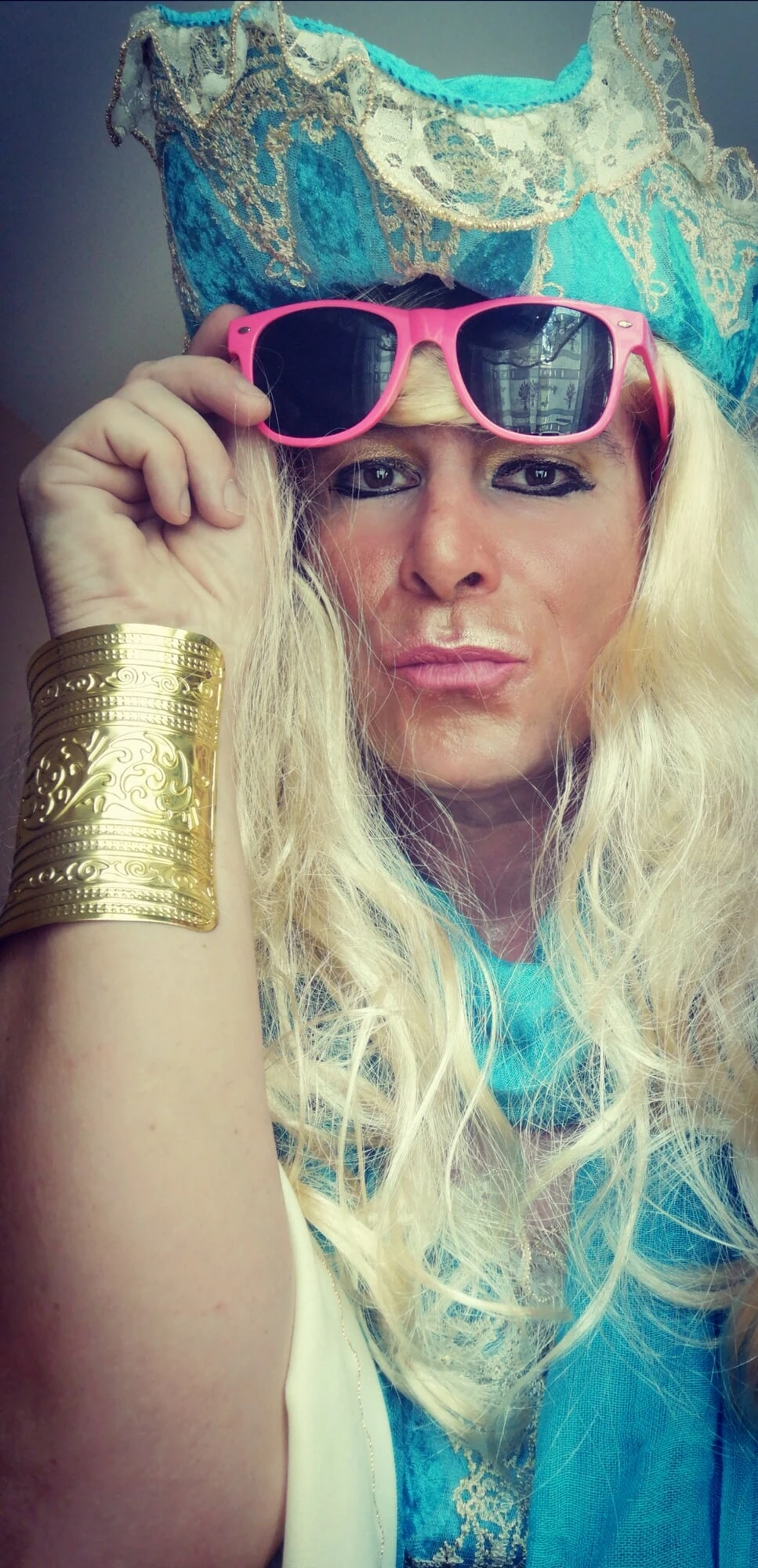 Moi en blonde 