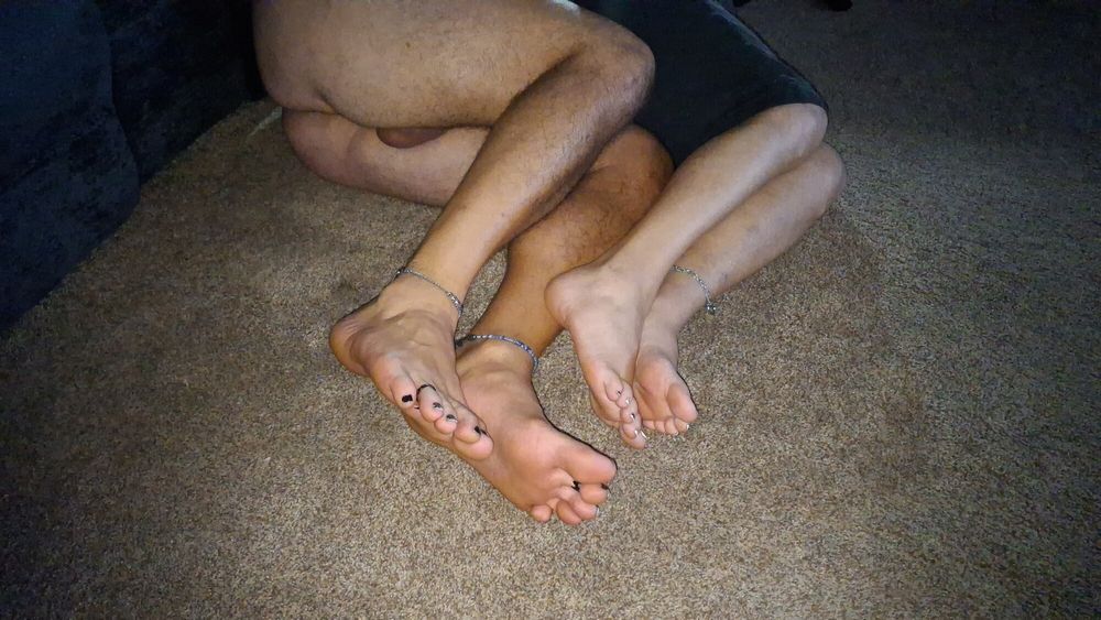 Showing off our legs and feet #11