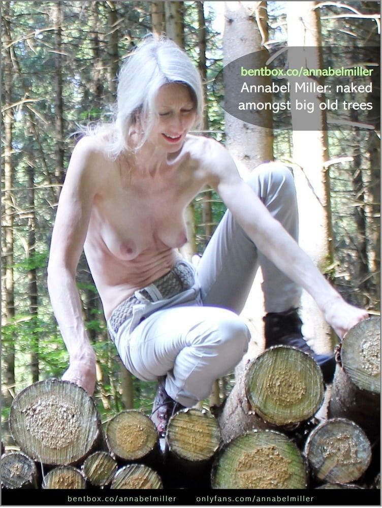 Annabel Miller: naked amongst big old trees #3