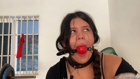 bitchy personal trainer turned bdsm slave selfgags         