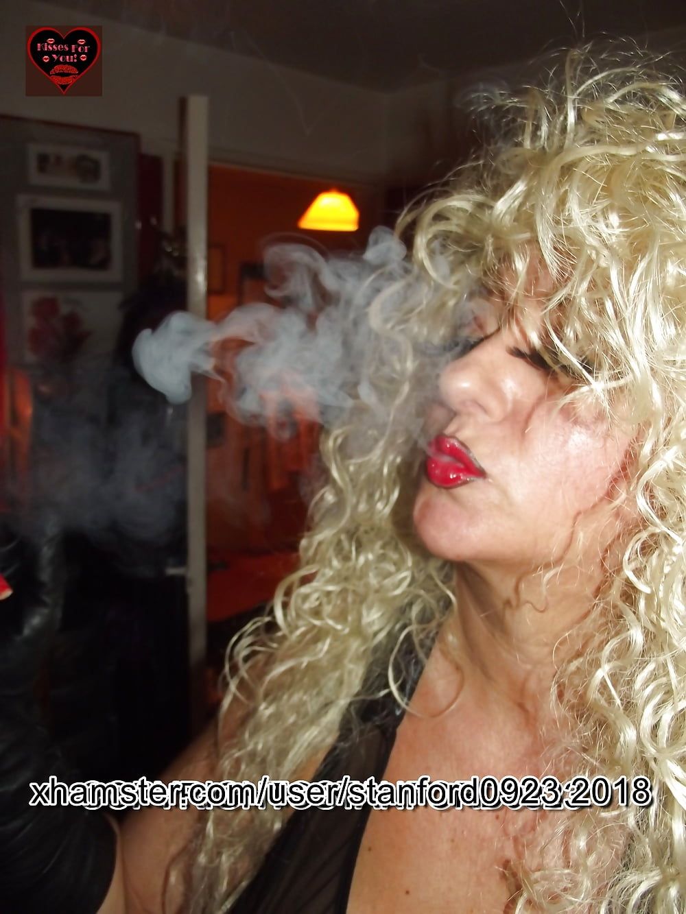 SLUT BLONDE SMOKING #38