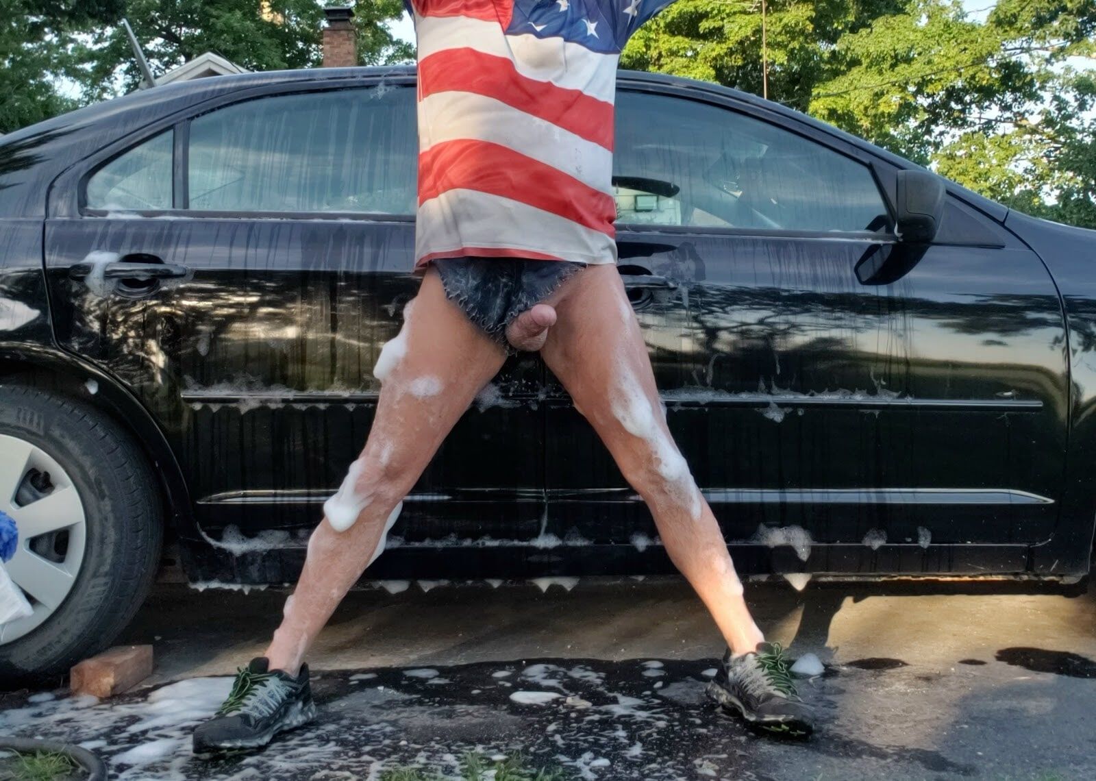 Daisy Duke Shorts Car Wash #11