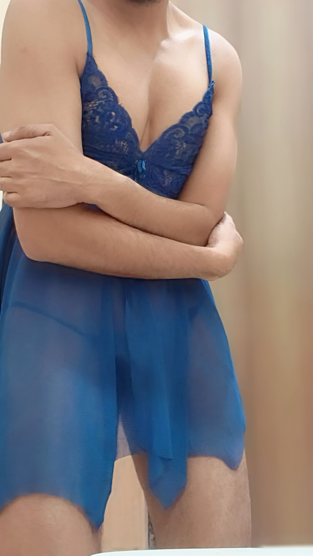 Cross dresser enjoyed new lingerie set #13