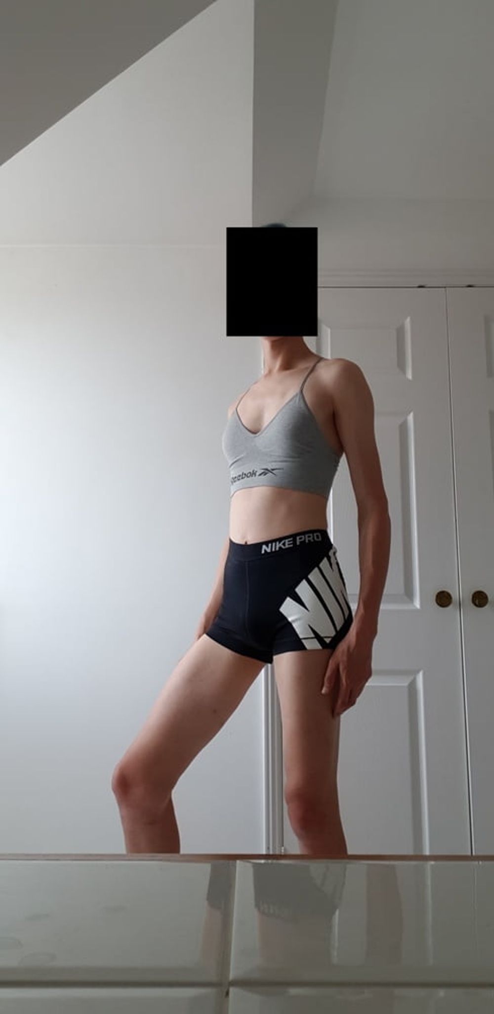 Nike Pro Shorts + Reebok Bra #9