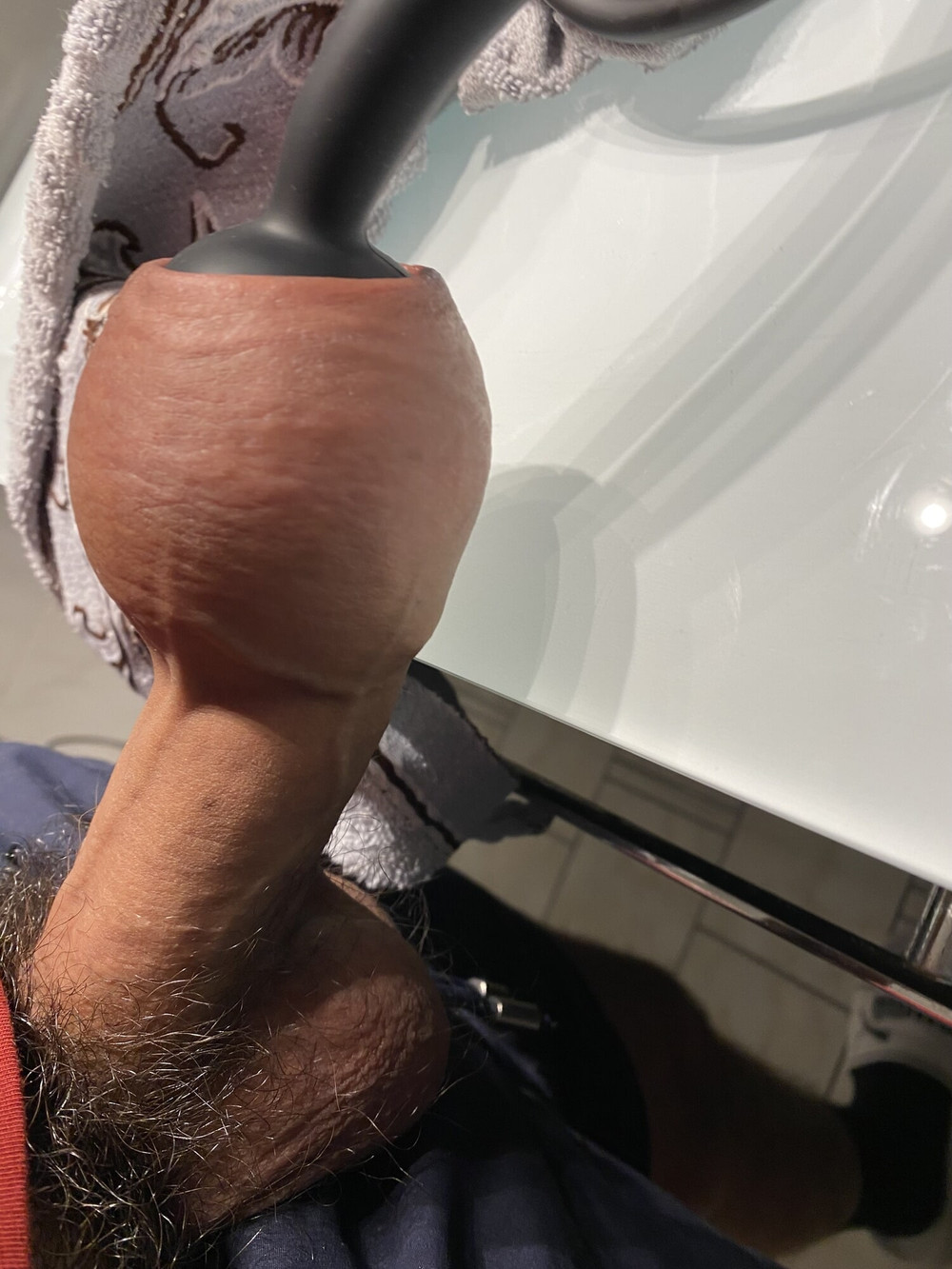 Air pump inflation porn #2