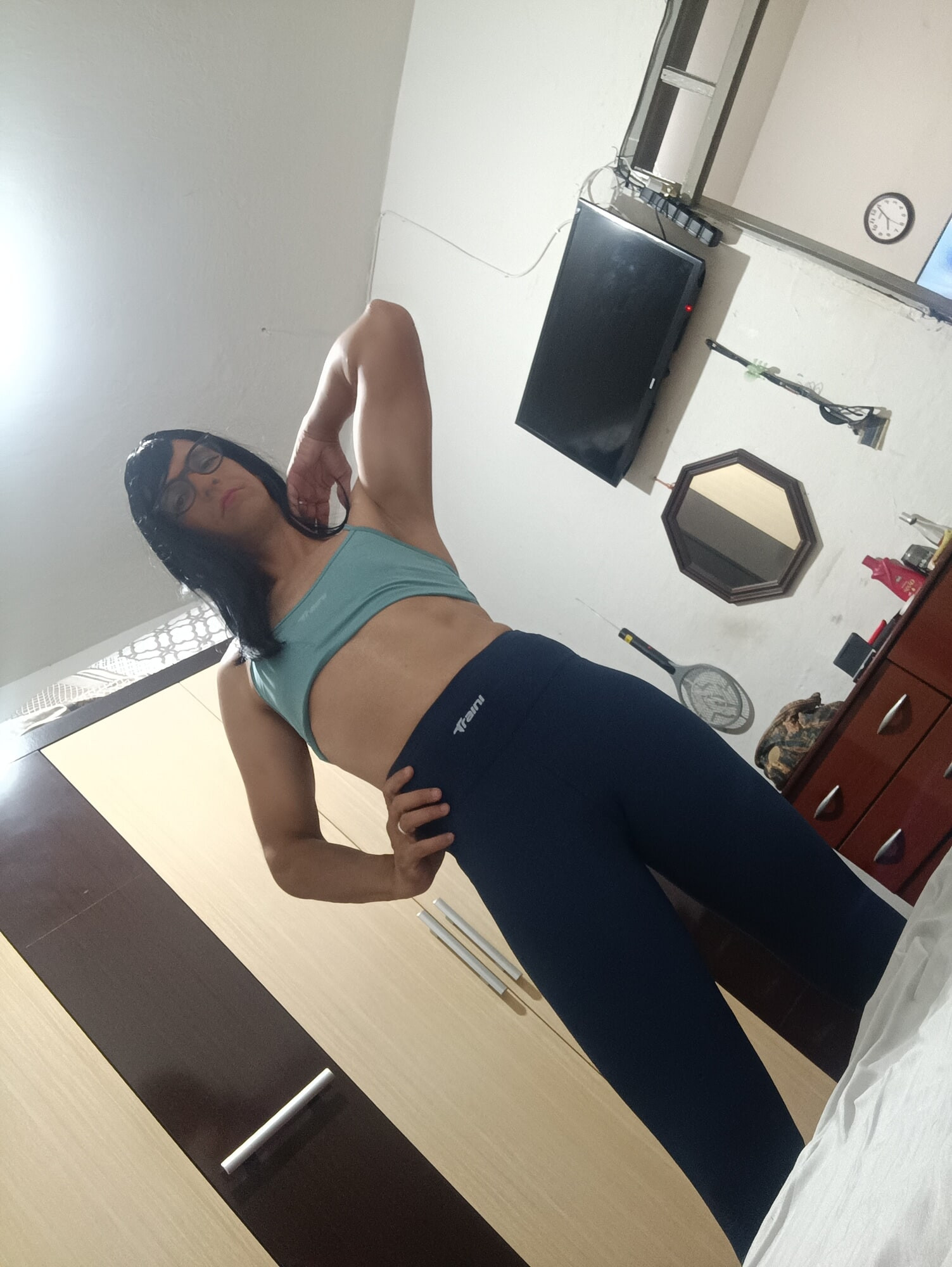 Sakura Nakamura Cute Legging Gym  #52