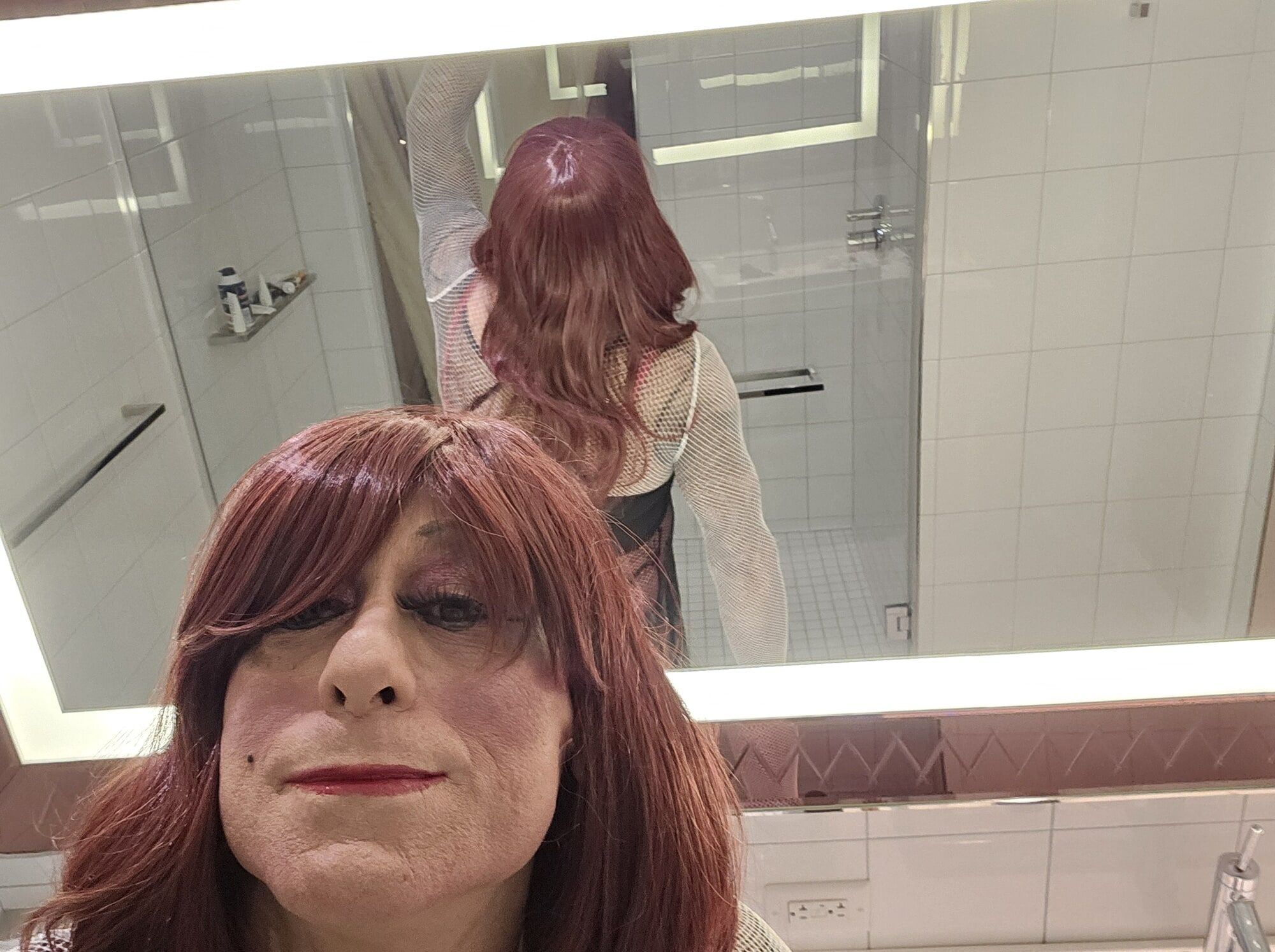 Being all pretty sissy crossdresser with a new look #2
