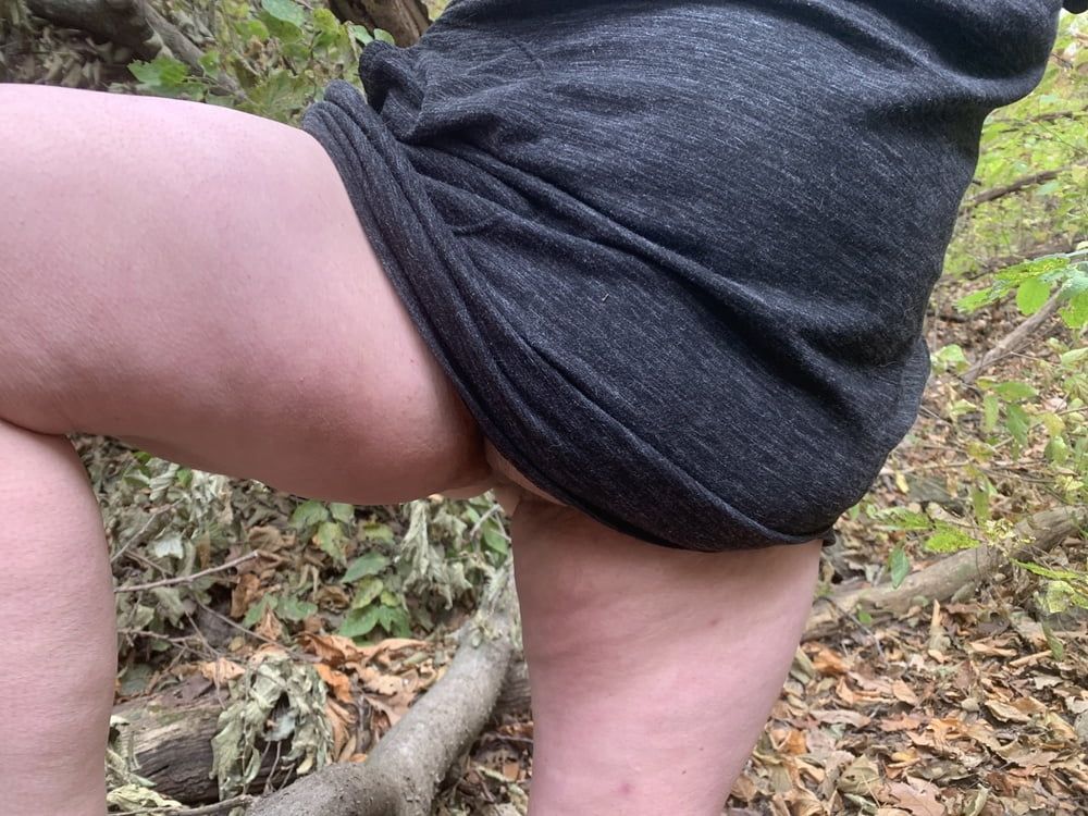 Sexy BBW Pussy in the Woods #13