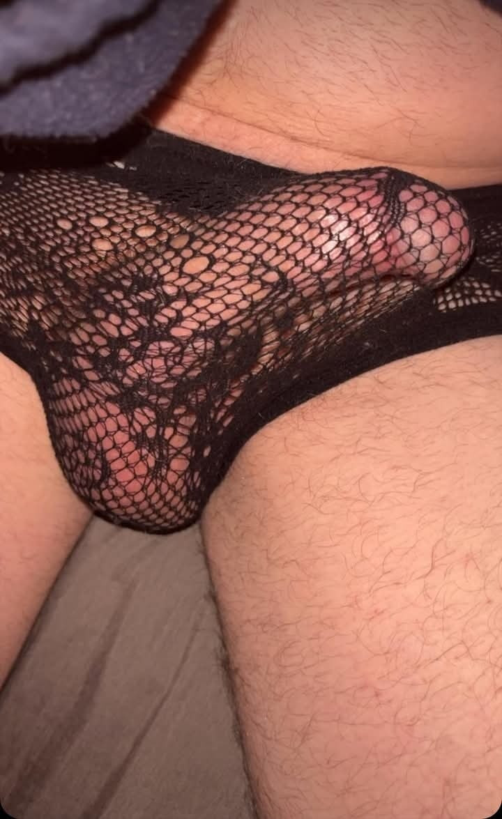 Chastity, panties, nude subby boy,