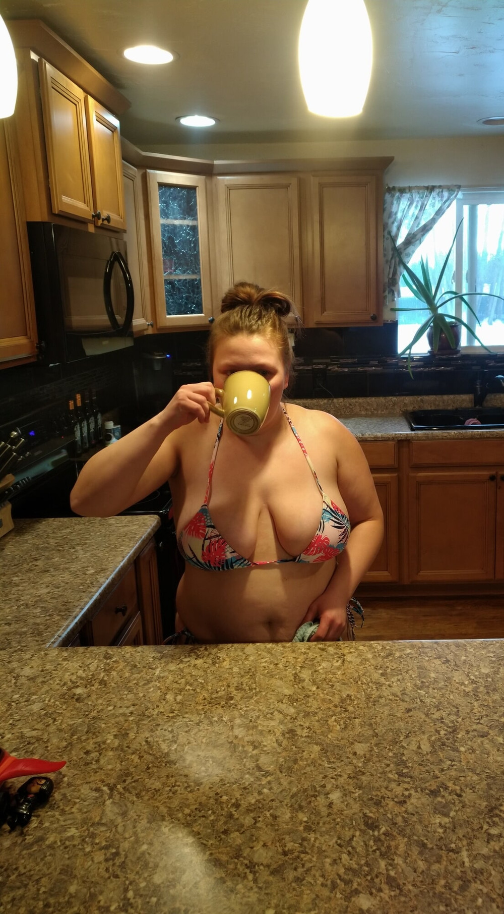 Dezahrae dilley in a thong bikini  #25