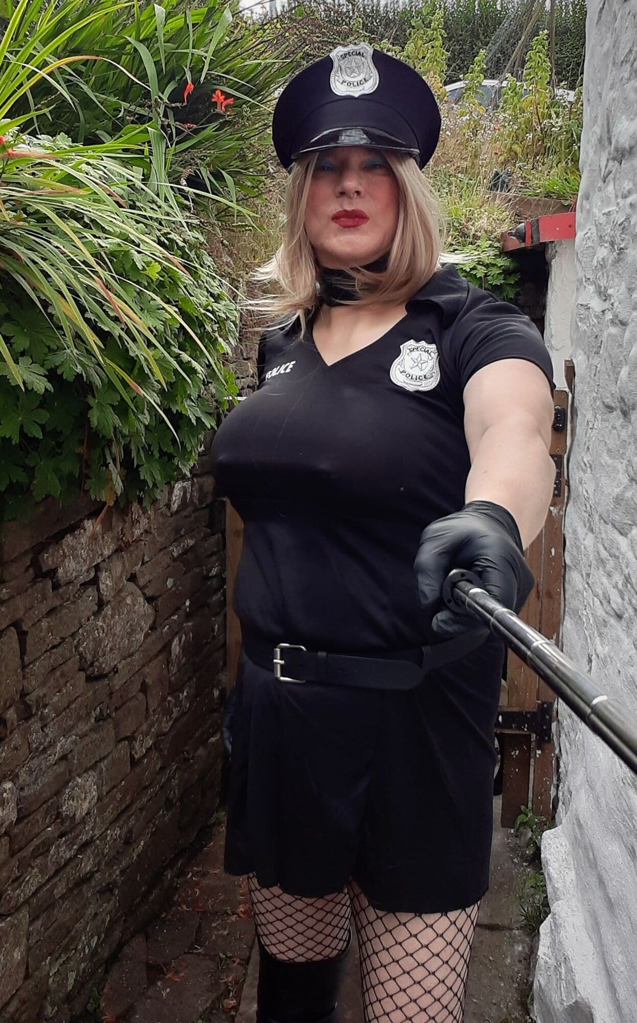 sissy cop outdoors #14
