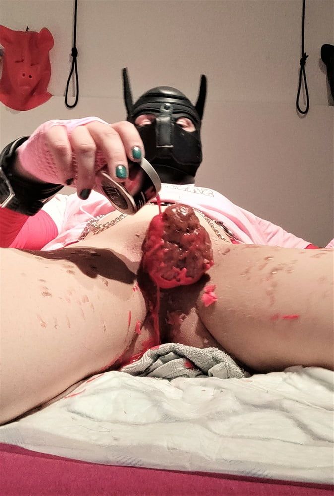 CBT: Destroying A Caged Sissy Clit With Hot Wax #14