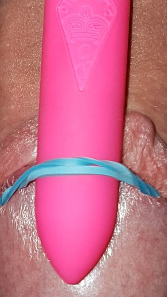Playing with small vibrator #27