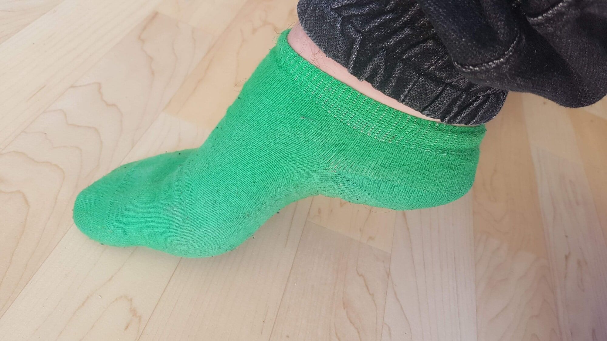 My Feet in Green Socks #6