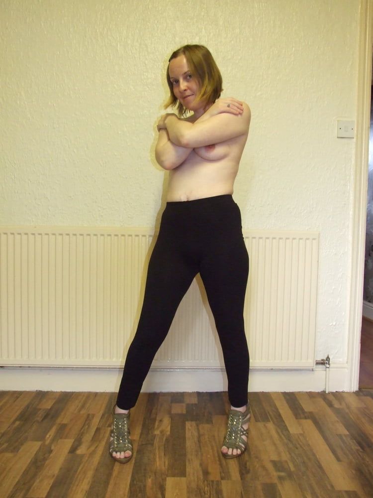 Young Blonde wife in Leggings #2