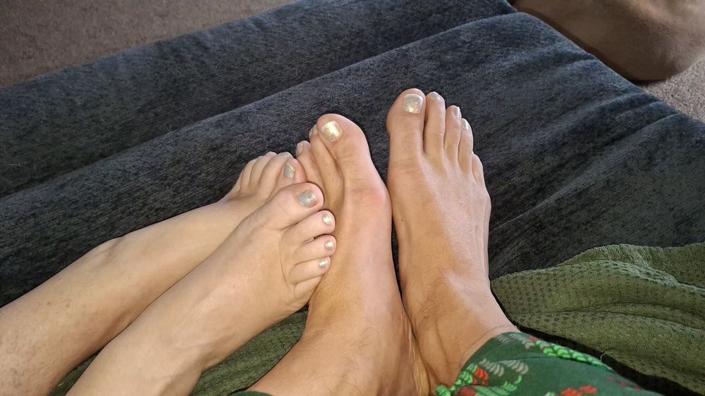 Barefoot footsie before sex #14