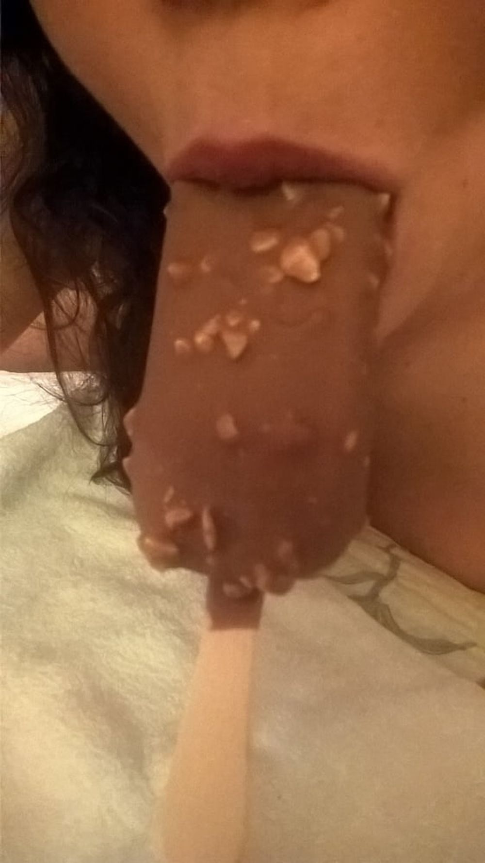 Hairy JoyTwoSex Playing With Ice Cream #2