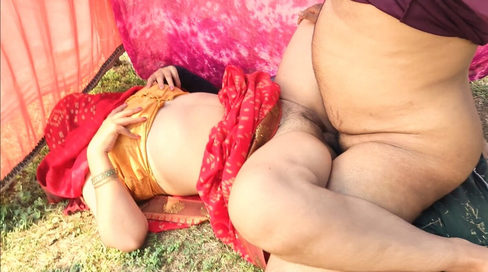 Indian aunty fucked by her nephew on camp while she was mast #7