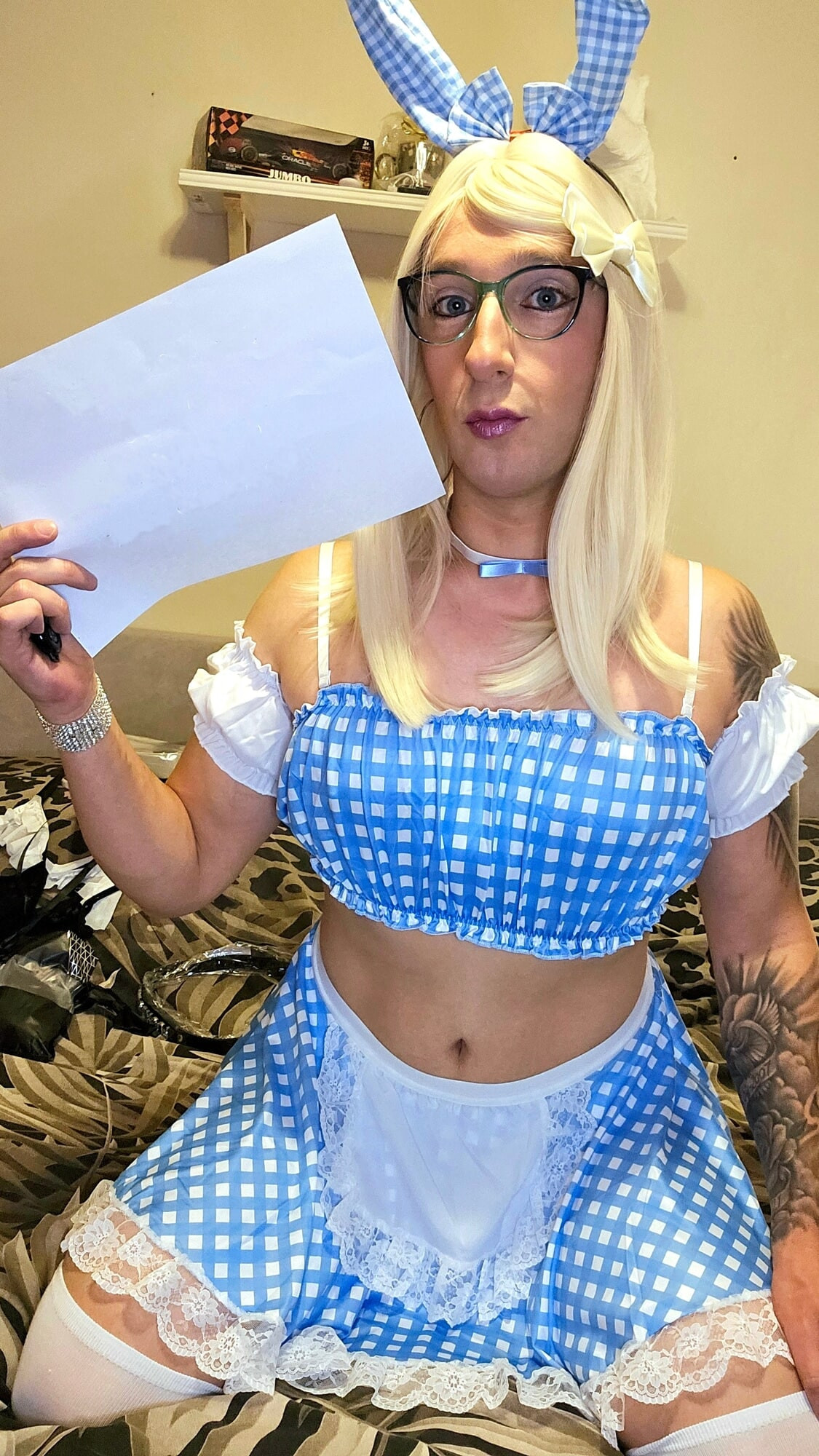 Cute Sissy Bunny Maddy In White Socks #31