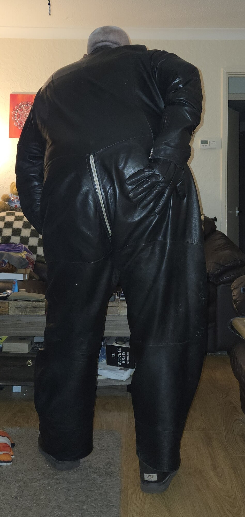 Lovely leather overalls #3