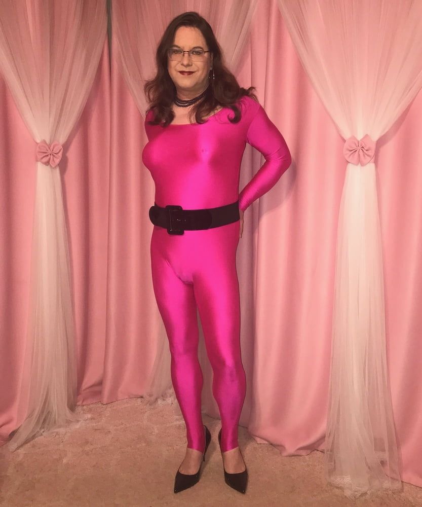 Joanie - Hot Pink Catsuit #10