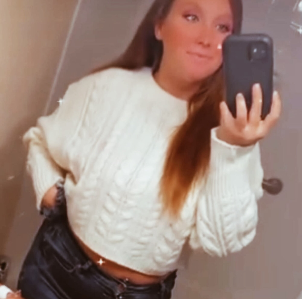 My 63f lesbian mistress had me fingering in a white sweater #30