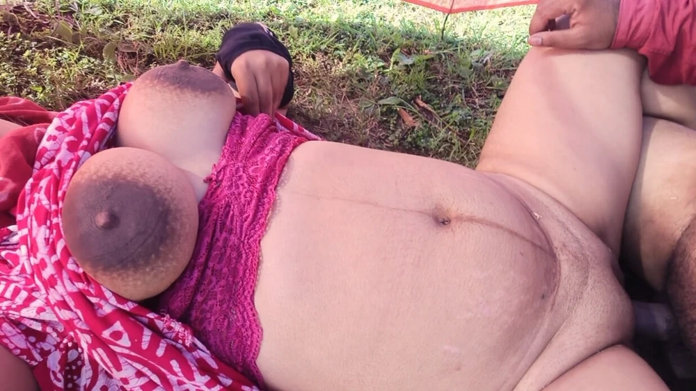 Indian Aunty Fucked Hard by His Friend in Jungle Outdoor Hin #38
