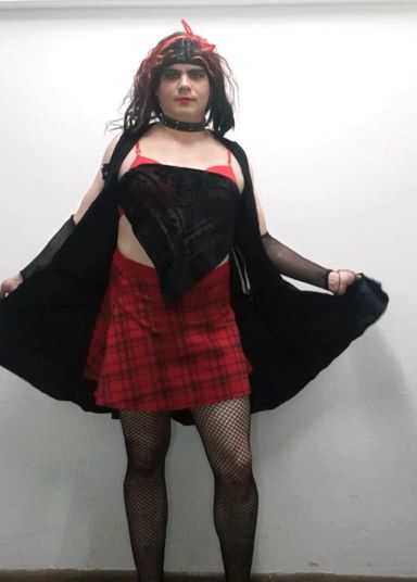 Sexy Goth Crossdresser Felixa #6