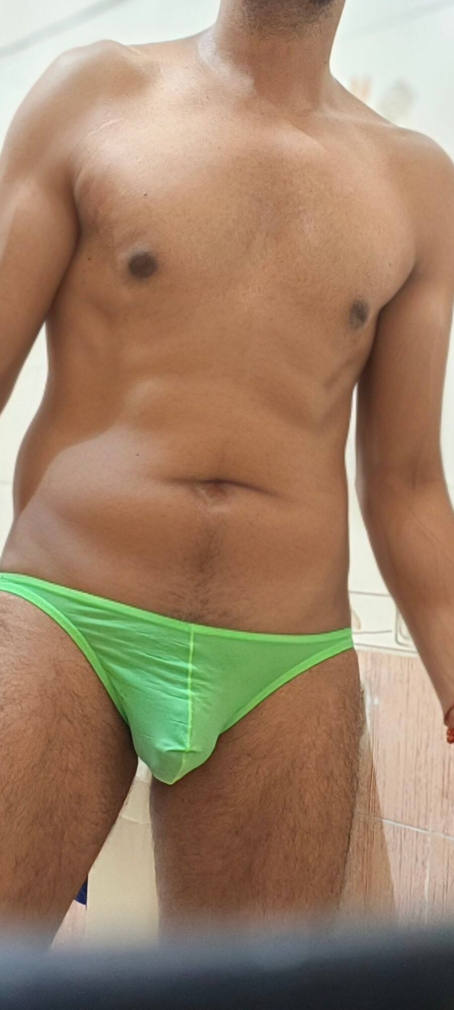 Got some fresh pictures of my new underwear and beautiful di #5