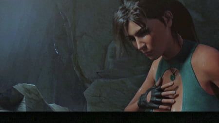 Game of Lara Croft It&amp;#039;s getting dark FUCK