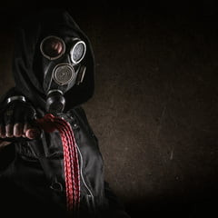 Mask and flogger