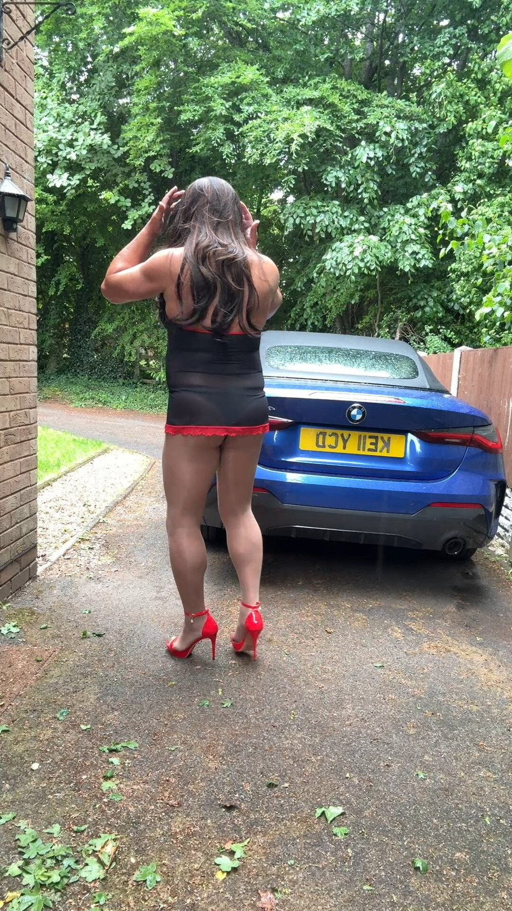 Sexy Crossdresser Kellycd2022 in sexy outfit and pantyhose  #46
