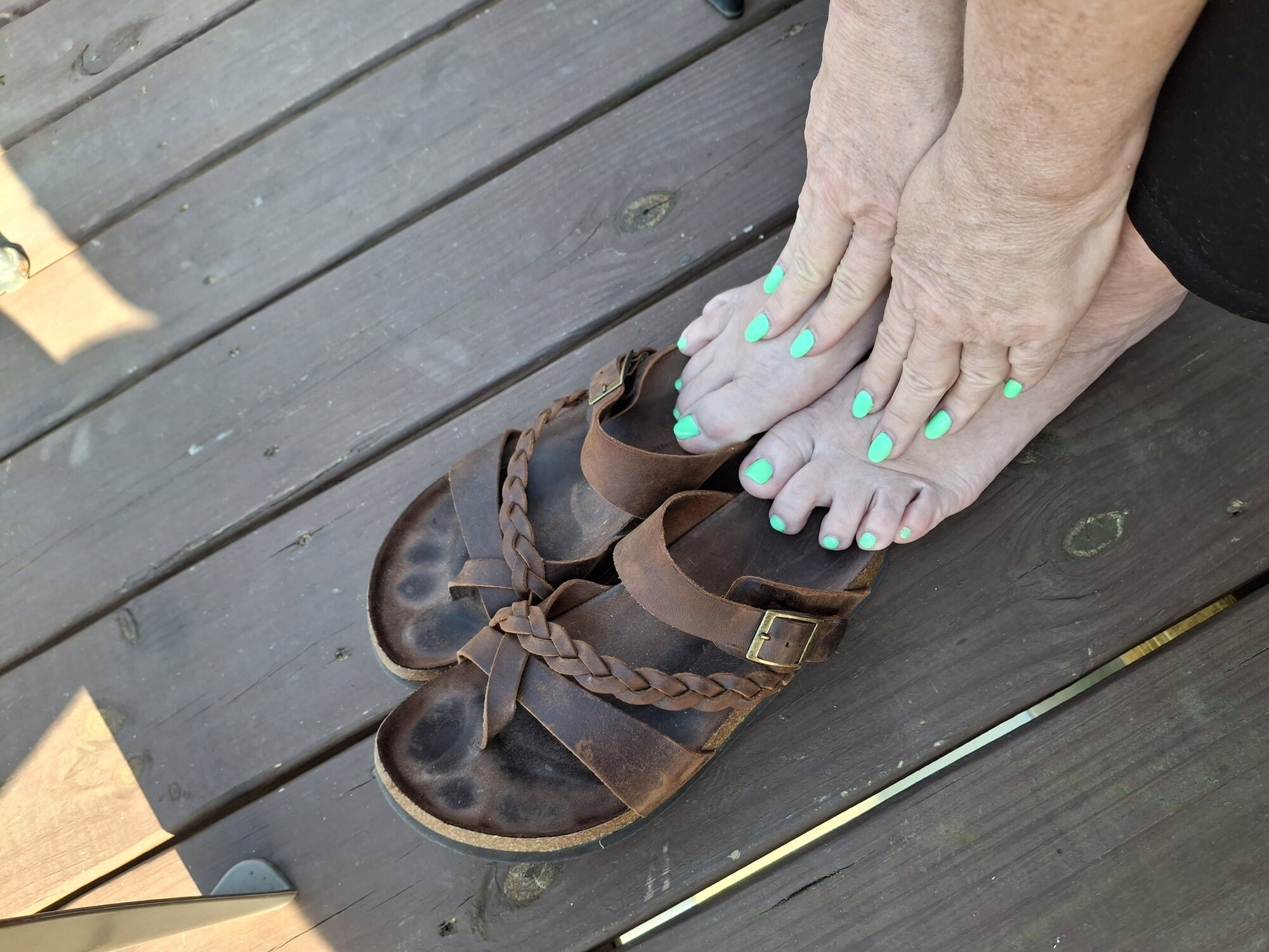 Cute little green toes #13