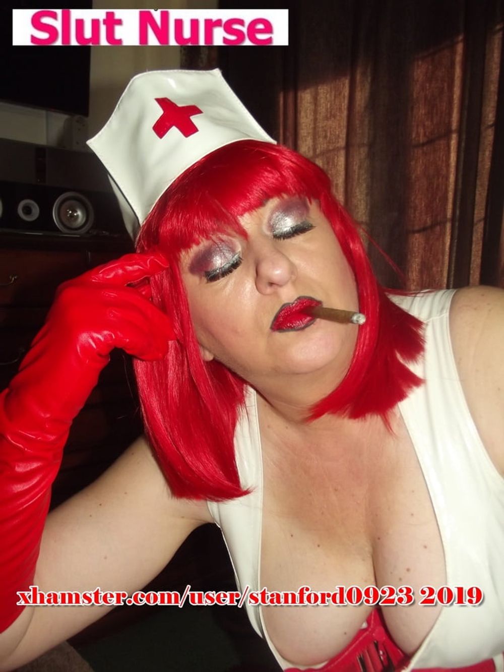 SMOKING SLUT NURSE  #6