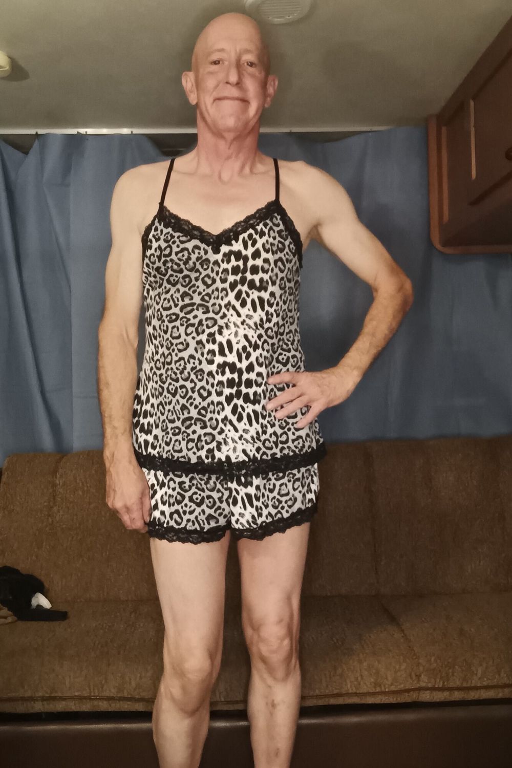 Faggot Andrew Brown Modelling Nighties #7