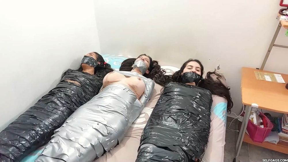 Mummified MILF And Her Two Girls - Selfgags #25