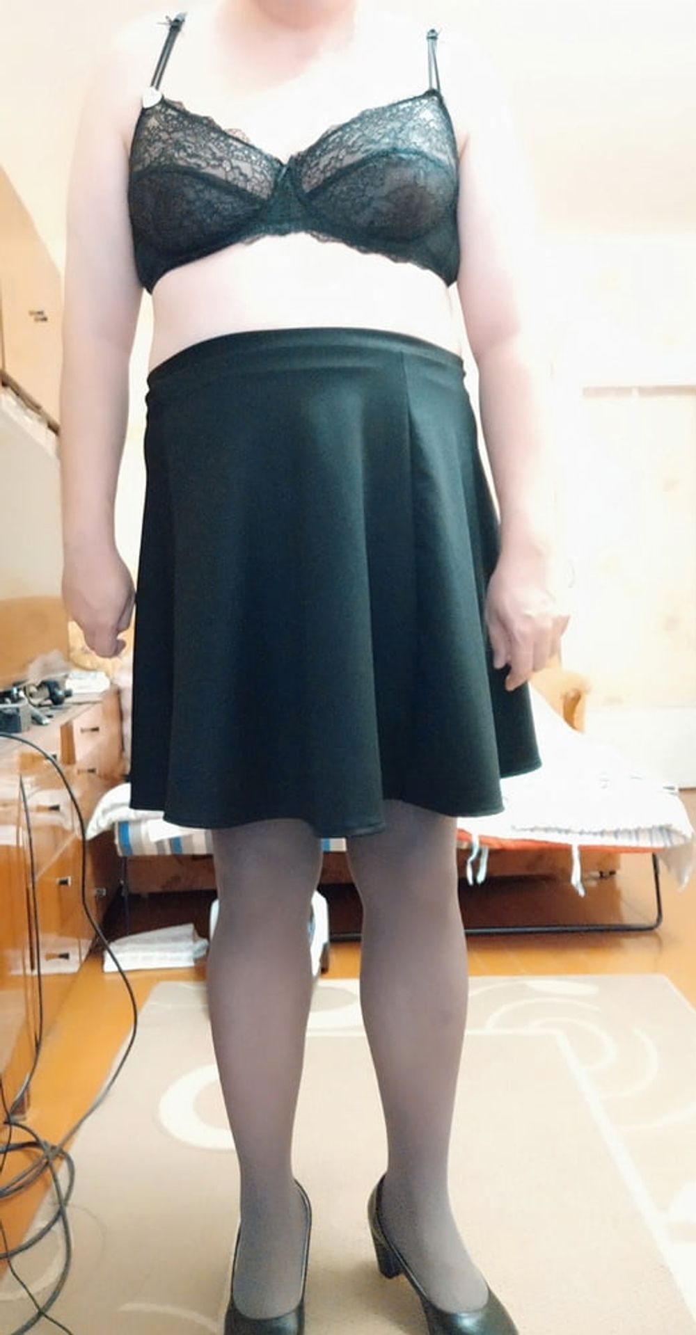 black skirt&amp;white blouse p.3 #16