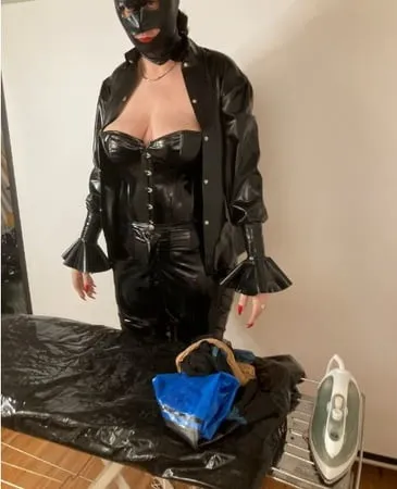 latex fetish housework         