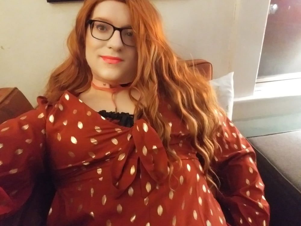 Redhead shemale trans masturbation cum cock  #7